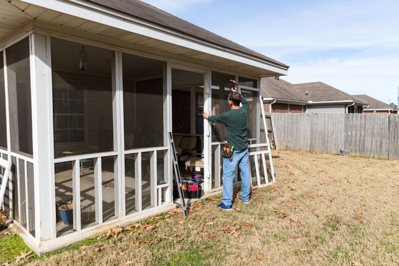 Fall Porch Building