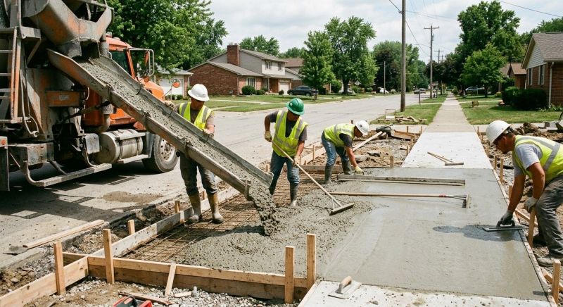 Walkway Pouring in Salt Lake City, UT